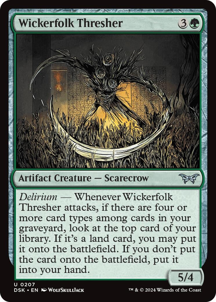 Image for Wickerfolk Thresher (207) [Duskmourn: House of Horror] - Magic: The Gathering