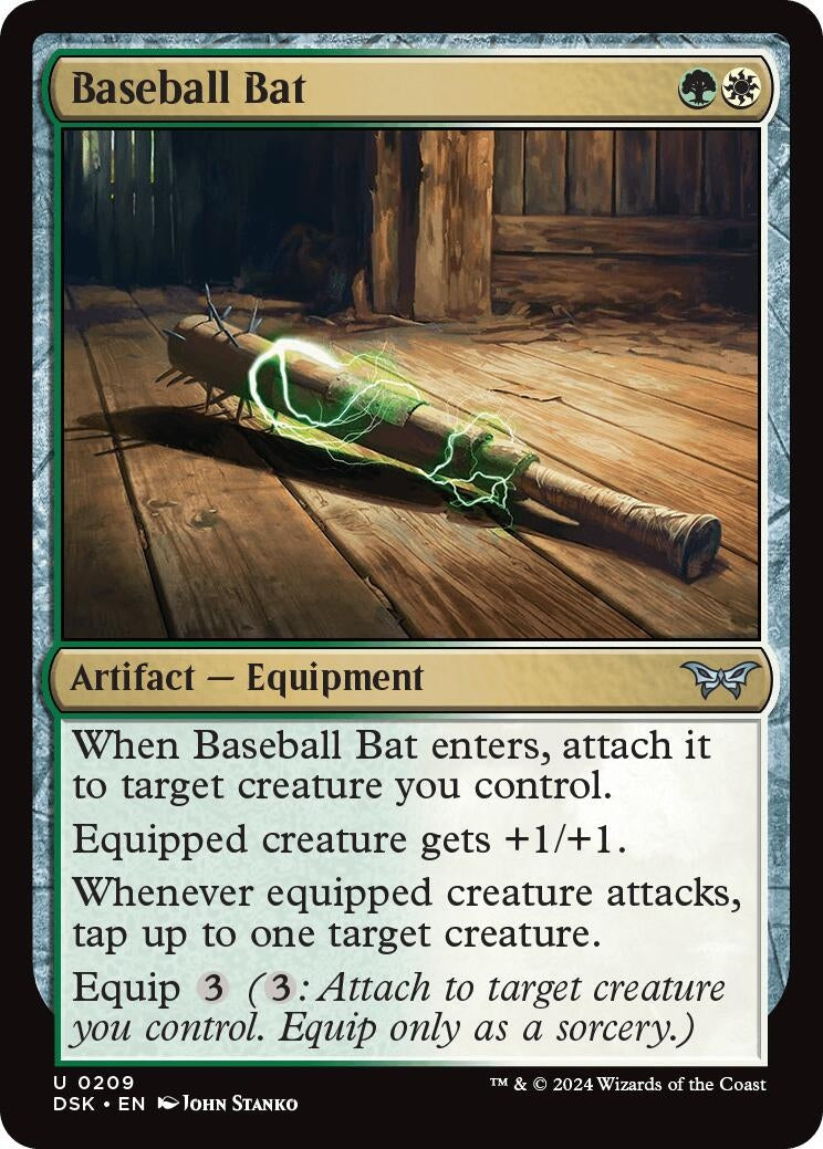 Image for Baseball Bat (209) [Duskmourn: House of Horror] - Magic: The Gathering