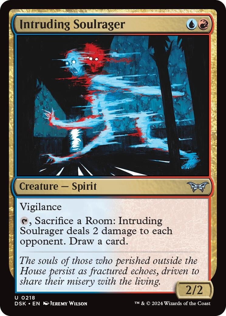 Image for Intruding Soulrager (218) [Duskmourn: House of Horror] - Magic: The Gathering