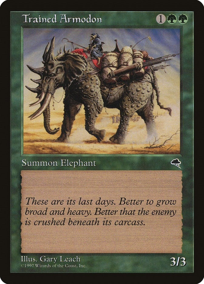 Image for Trained Armodon (260) [Tempest] - Magic: The Gathering