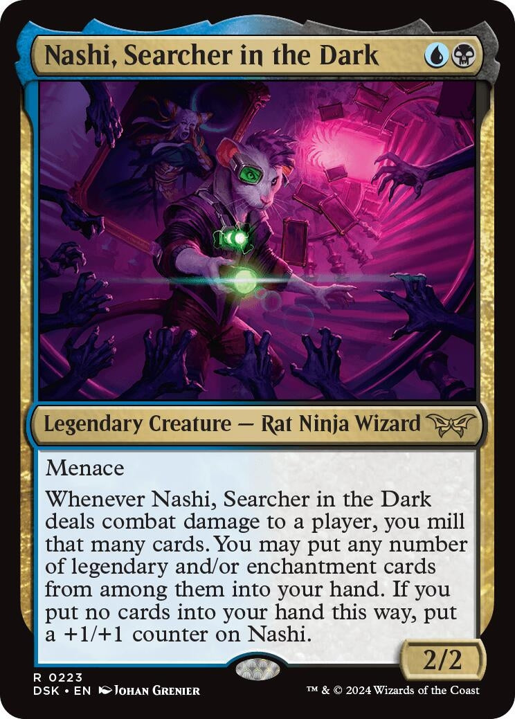 Image for Nashi, Searcher in the Dark (223) [Duskmourn: House of Horror] - Magic: The Gathering