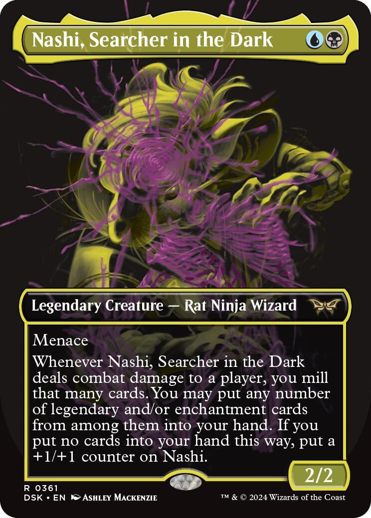 Image for Nashi, Searcher in the Dark (Showcase) (361) [Duskmourn: House of Horror] - Magic: The Gathering