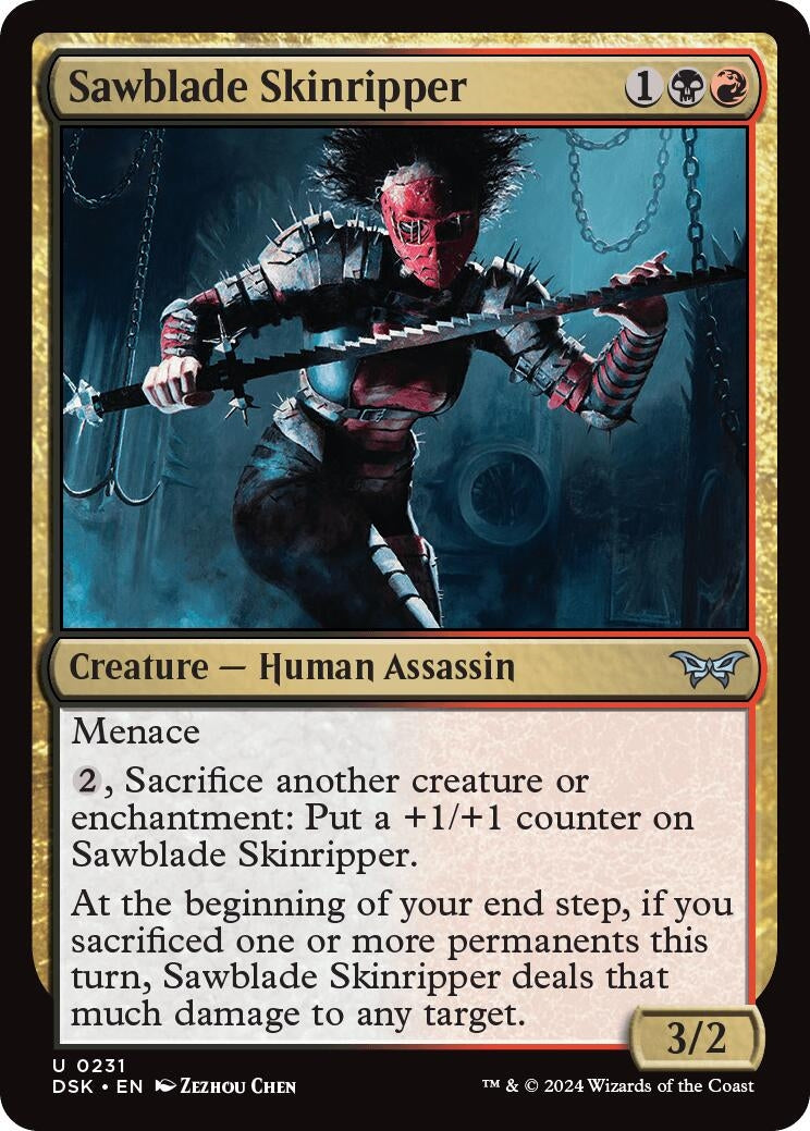 Image for Sawblade Skinripper (231) [Duskmourn: House of Horror] - Magic: The Gathering