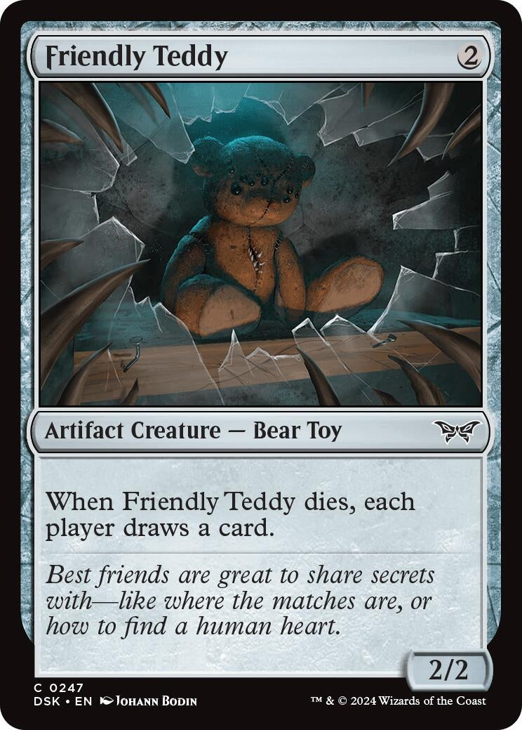 Image for Friendly Teddy (247) [Duskmourn: House of Horror] - Magic: The Gathering