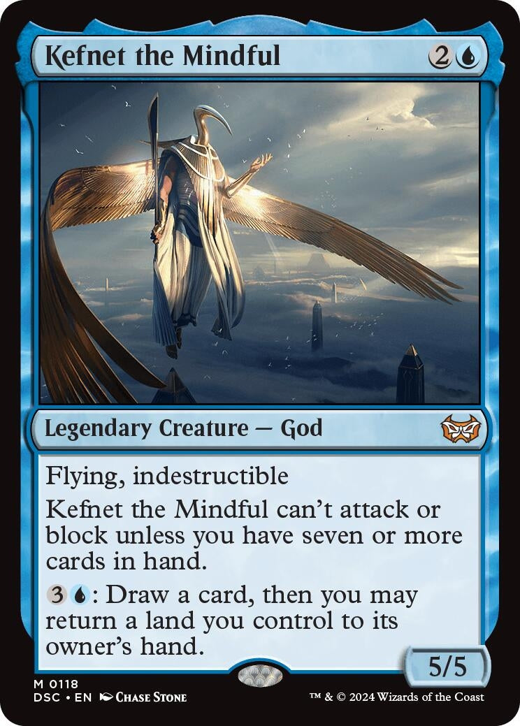 Image for Kefnet the Mindful (118) [Duskmourn: House of Horror] - Magic: The Gathering