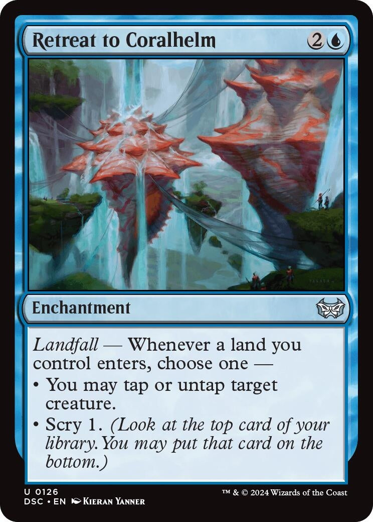 Image for Retreat to Coralhelm (126) [Duskmourn: House of Horror] - Magic: The Gathering