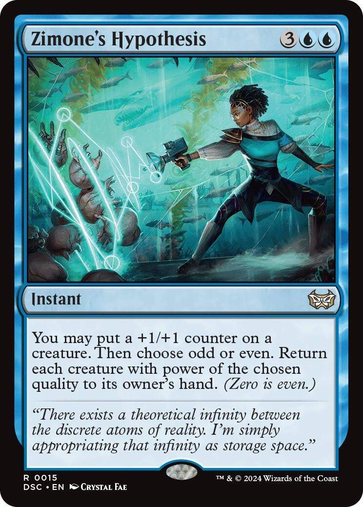 Image for Zimone's Hypothesis (15) [Duskmourn: House of Horror] - Magic: The Gathering