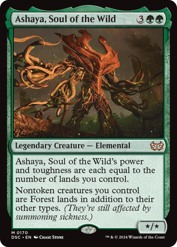 Image for Ashaya, Soul of the Wild (170) [Duskmourn: House of Horror] - Magic: The Gathering