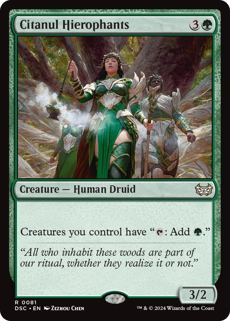 Image for Citanul Hierophants (81) [Duskmourn: House of Horror] - Magic: The Gathering