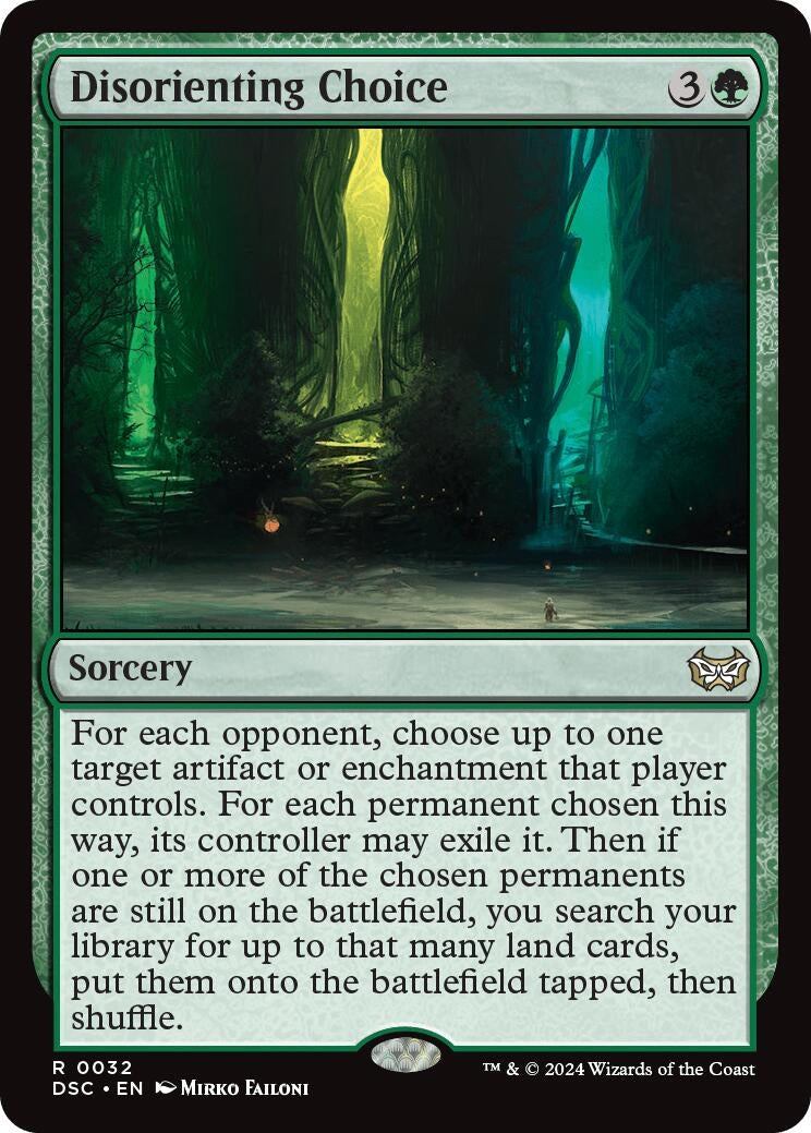 Image for Disorienting Choice (32) [Duskmourn: House of Horror] - Magic: The Gathering