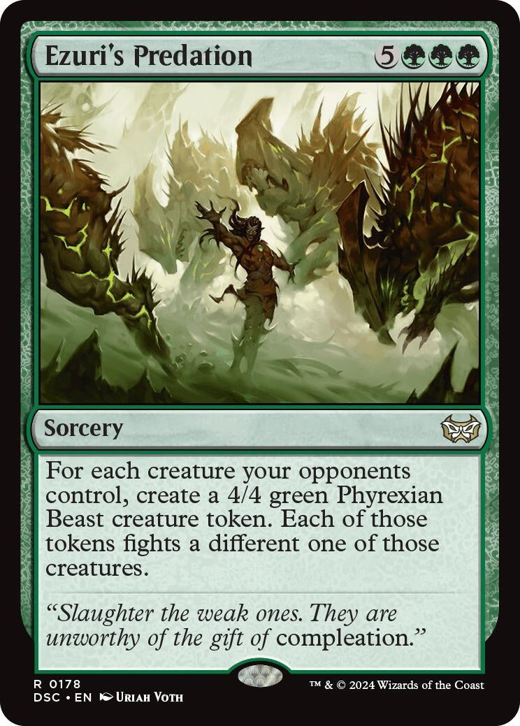 Image for Ezuri's Predation (178) [Duskmourn: House of Horror] - Magic: The Gathering