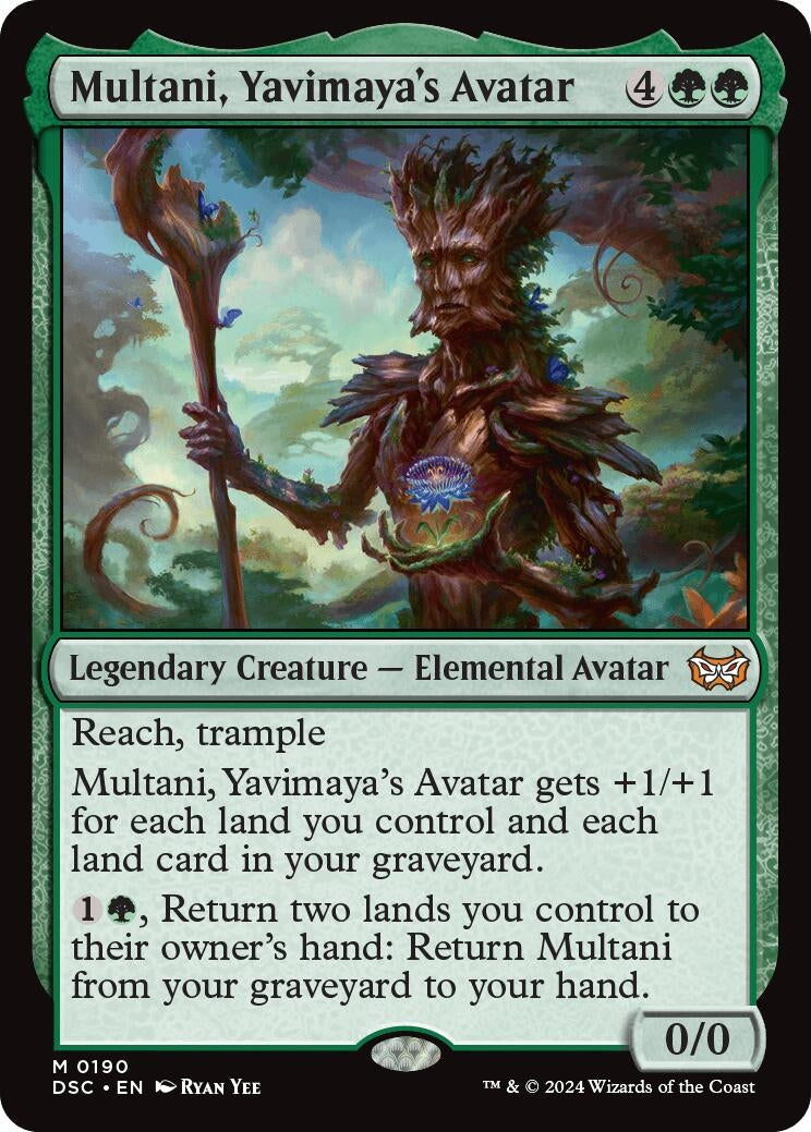 Image for Multani, Yavimaya's Avatar (190) [Duskmourn: House of Horror] - Magic: The Gathering