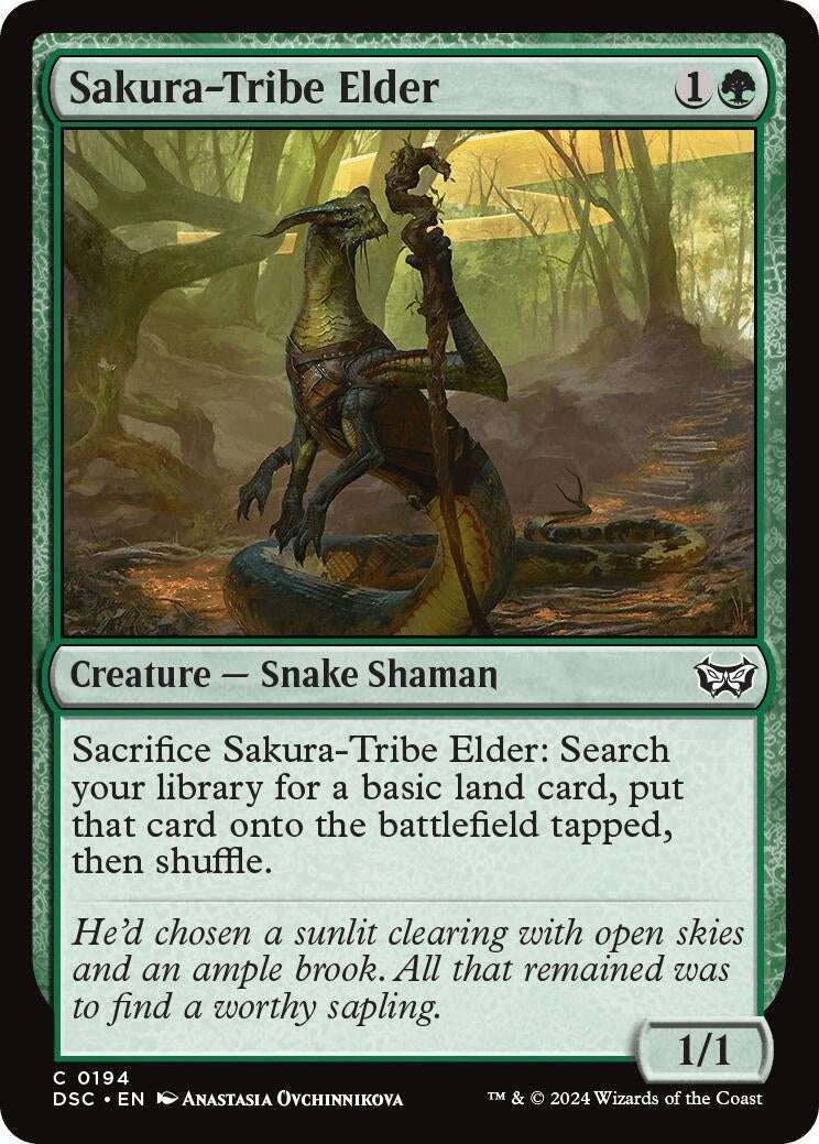Image for Sakura-Tribe Elder (194) [Duskmourn: House of Horror] - Magic: The Gathering