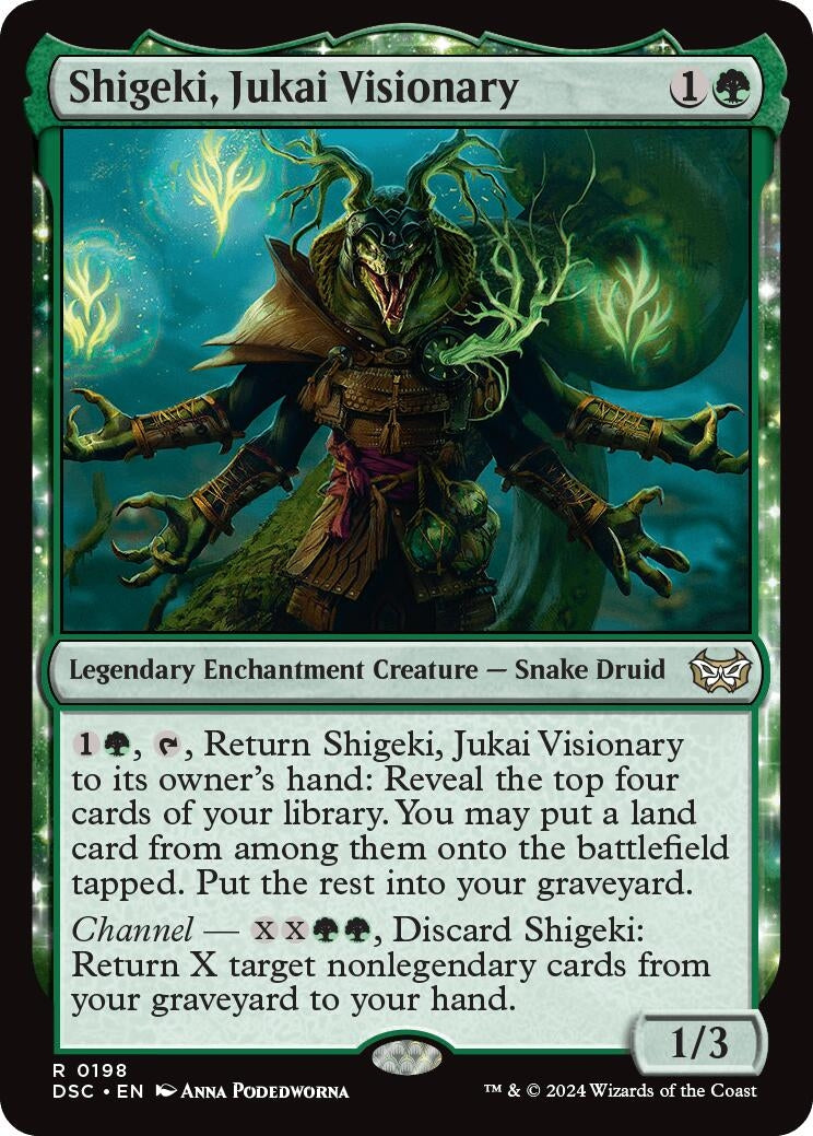 Image for Shigeki, Jukai Visionary (198) [Duskmourn: House of Horror] - Magic: The Gathering