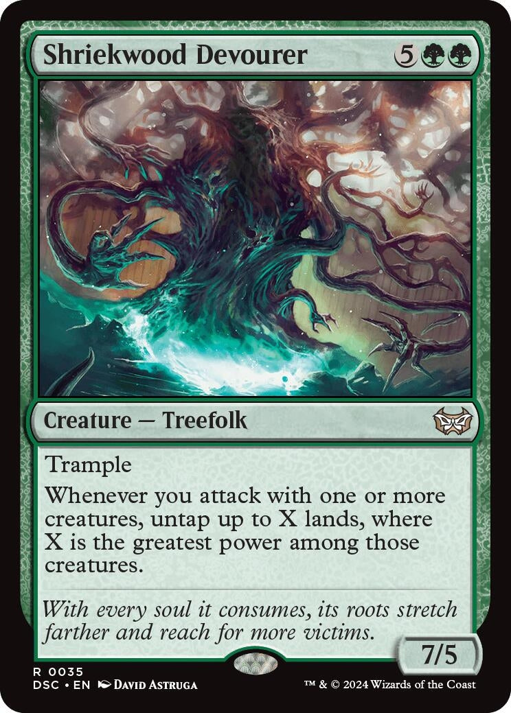 Image for Shriekwood Devourer (35) [Duskmourn: House of Horror] - Magic: The Gathering