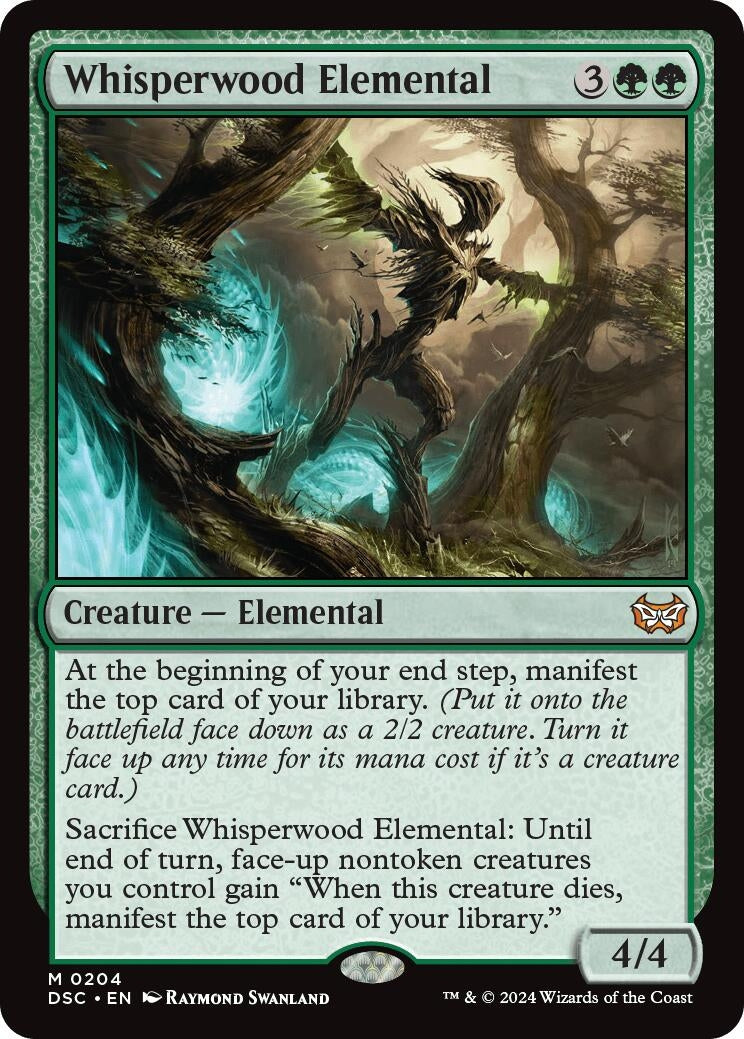 Image for Whisperwood Elemental (204) [Duskmourn: House of Horror] - Magic: The Gathering