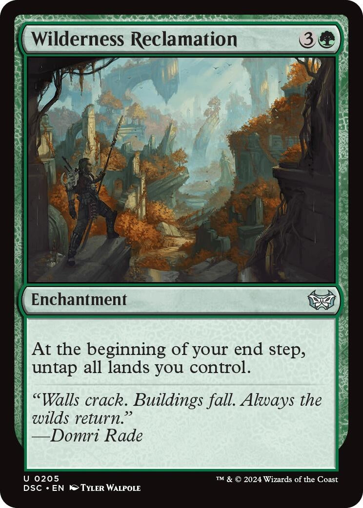 Image for Wilderness Reclamation (205) [Duskmourn: House of Horror] - Magic: The Gathering