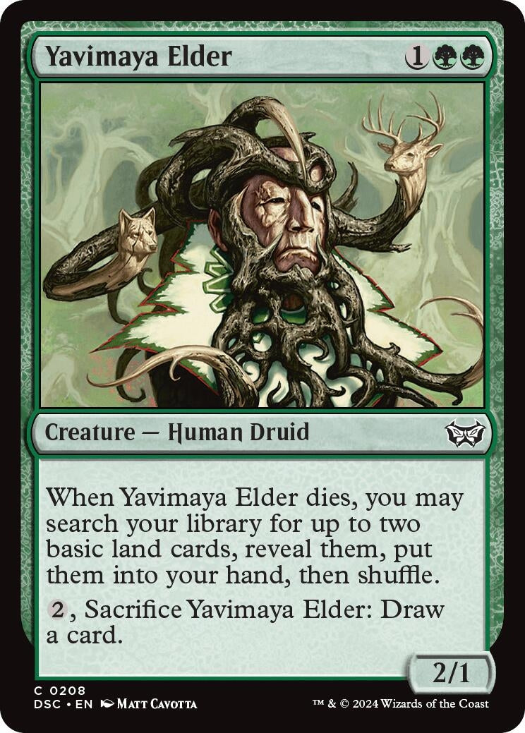 Image for Yavimaya Elder (208) [Duskmourn: House of Horror] - Magic: The Gathering