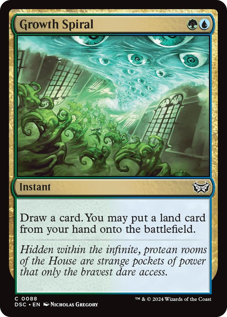 Image for Growth Spiral (88) [Duskmourn: House of Horror] - Magic: The Gathering