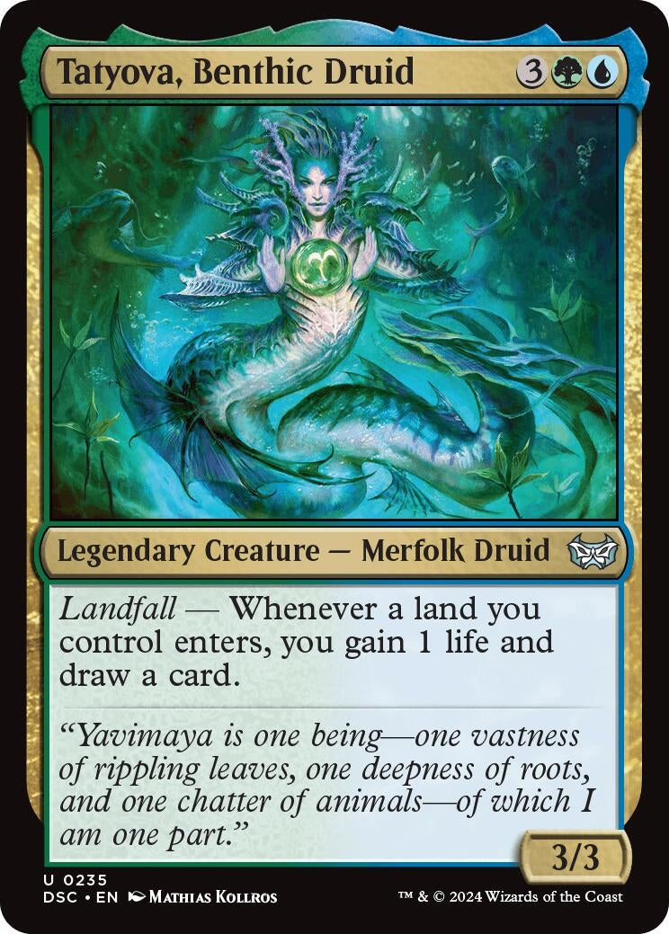 Image for Tatyova, Benthic Druid (235) [Duskmourn: House of Horror] - Magic: The Gathering