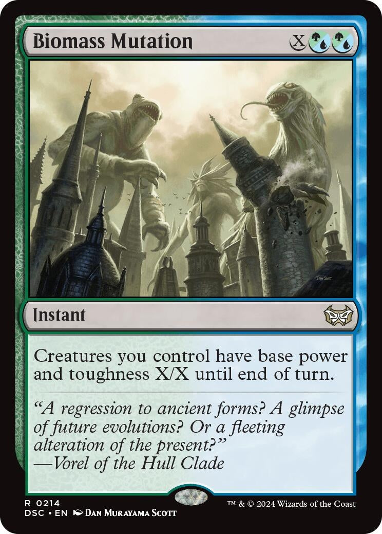 Image for Biomass Mutation (214) [Duskmourn: House of Horror] - Magic: The Gathering