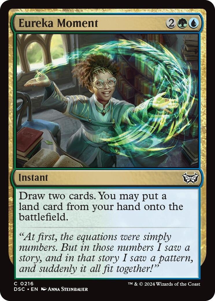 Image for Eureka Moment (216) [Duskmourn: House of Horror] - Magic: The Gathering