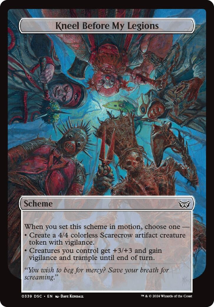 Image for Kneel Before My Legions (Full Art) (339) [Duskmourn] - Magic: The Gathering