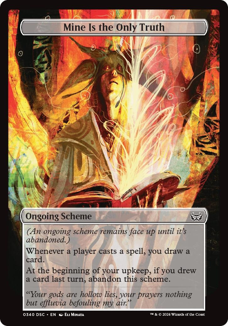 Image for Mine Is The Only Truth (Full Art) (340) [Duskmourn] - Magic: The Gathering