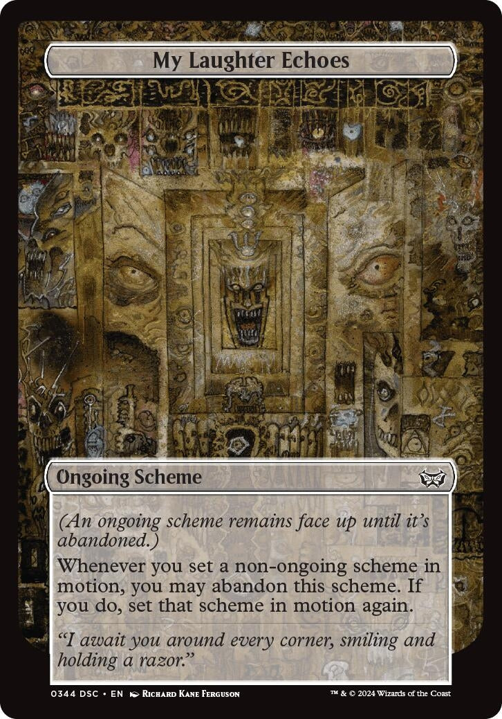 Image for My Laughter Echoes (Full Art) (344) [Duskmourn] - Magic: The Gathering