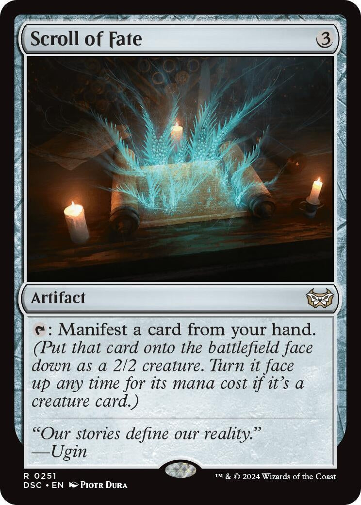 Image for Scroll of Fate (251) [Duskmourn: House of Horror] - Magic: The Gathering