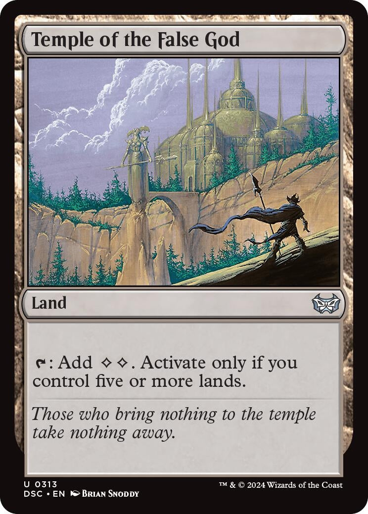 Image for Temple of the False God (313) [Duskmourn: House of Horror] - Magic: The Gathering