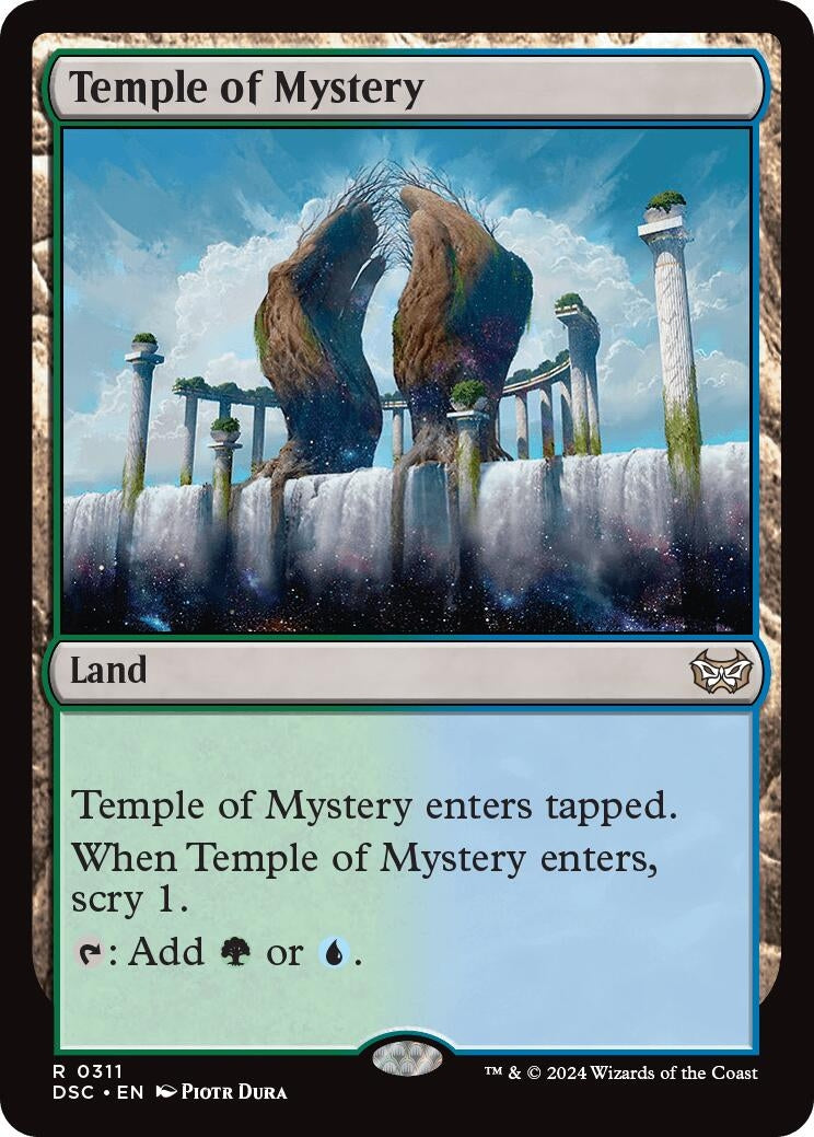 Image for Temple of Mystery (311) [Duskmourn: House of Horror] - Magic: The Gathering