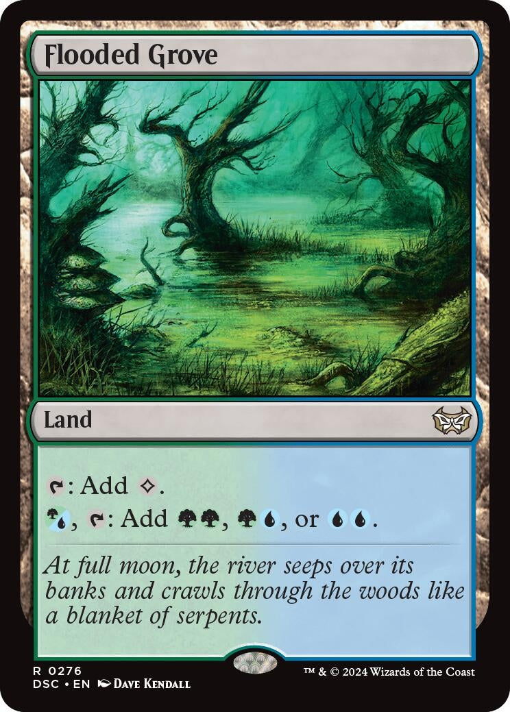 Image for Flooded Grove (276) [Duskmourn: House of Horror] - Magic: The Gathering
