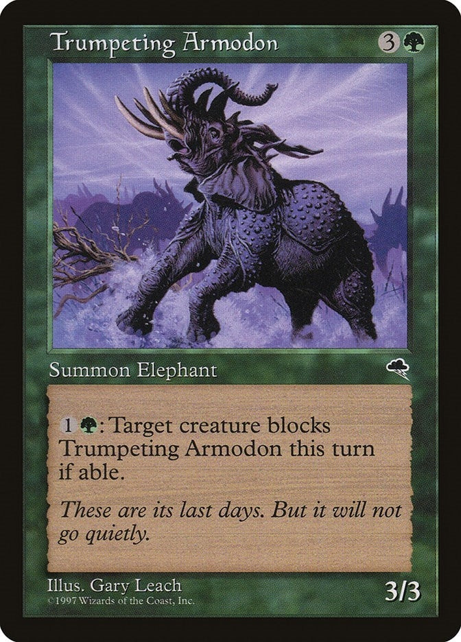 Image for Trumpeting Armodon (262) [Tempest] - Magic: The Gathering