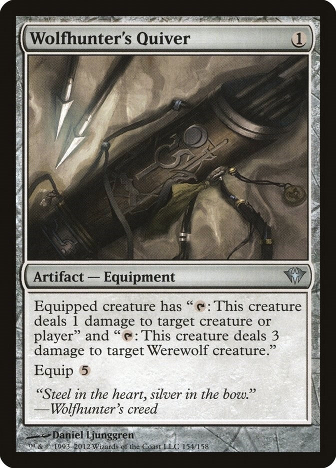 Image for Wolfhunter's Quiver (154) [Dark Ascension] - Magic: The Gathering