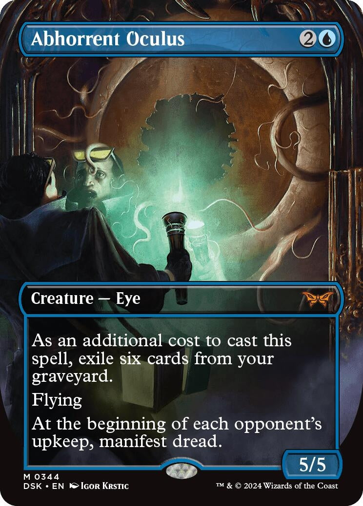 Image for Abhorrent Oculus (Borderless) (344) [Duskmourn: House of Horror] - Magic: The Gathering