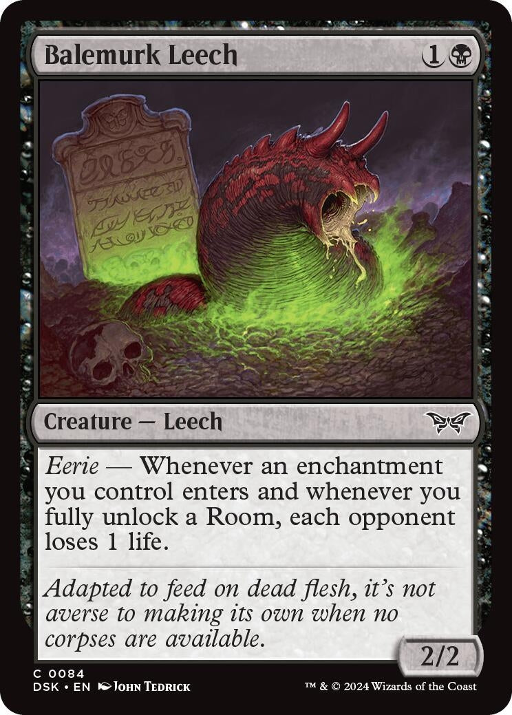 Image for Balemurk Leech (84) [Duskmourn: House of Horror] - Magic: The Gathering