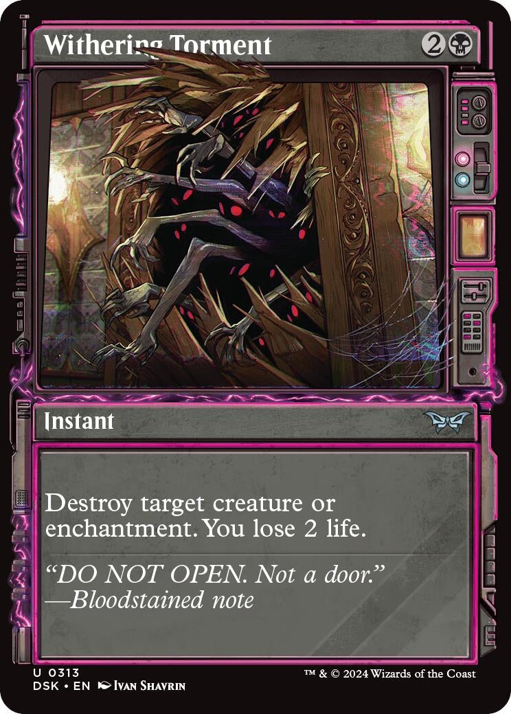 Image for Withering Torment (Showcase) (313) [Duskmourn: House of Horror] - Magic: The Gathering