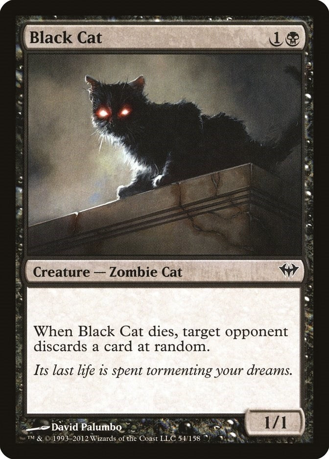 Image for Black Cat (54) [Dark Ascension] - Magic: The Gathering