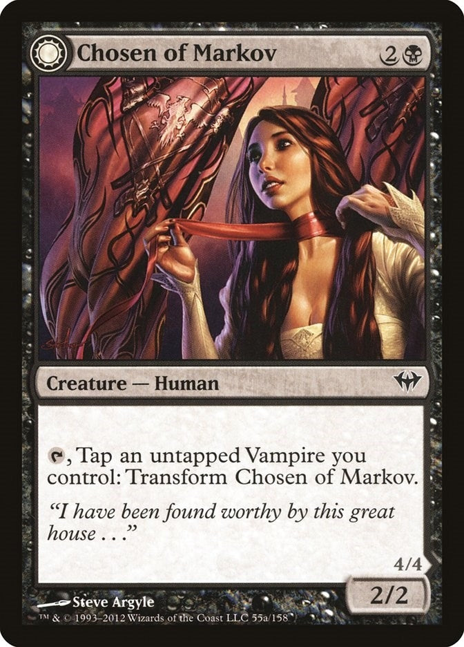 Image for Chosen of Markov (55) [Dark Ascension] - Magic: The Gathering