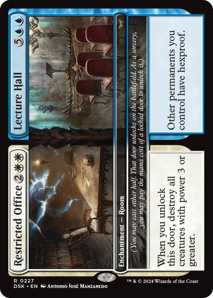 Image for Restricted Office // Lecture Hall (227) [Duskmourn: House of Horror] - Magic: The Gathering