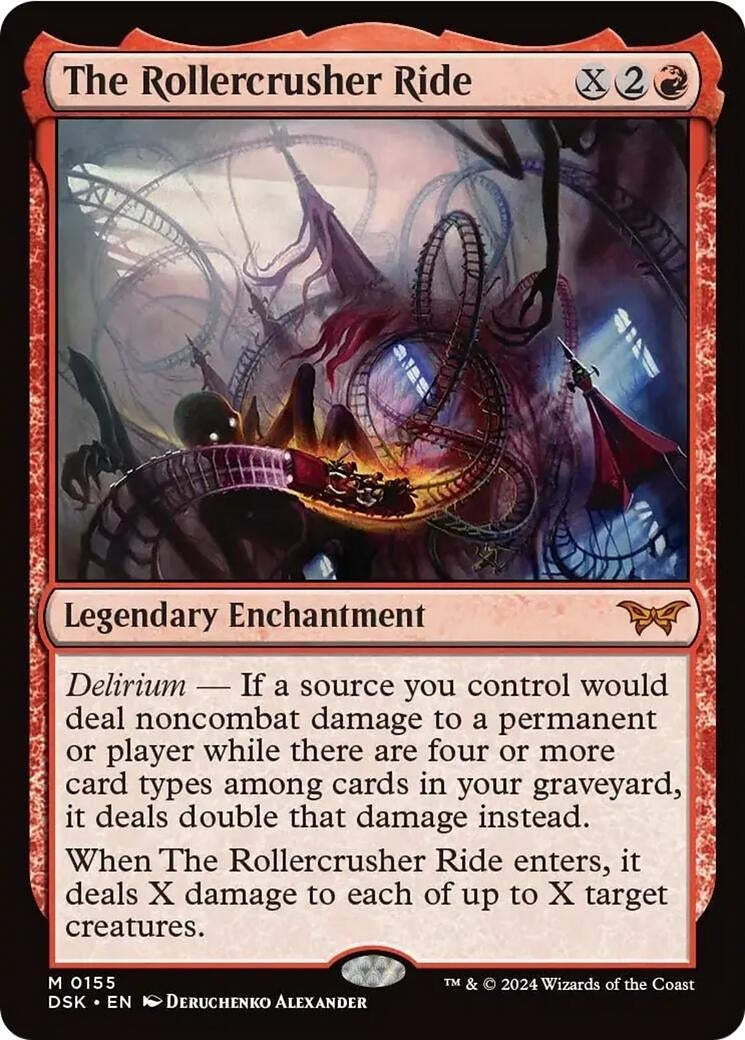 Image for The Rollercrusher Ride (0155) (155) [Duskmourn: House of Horror] - Magic: The Gathering