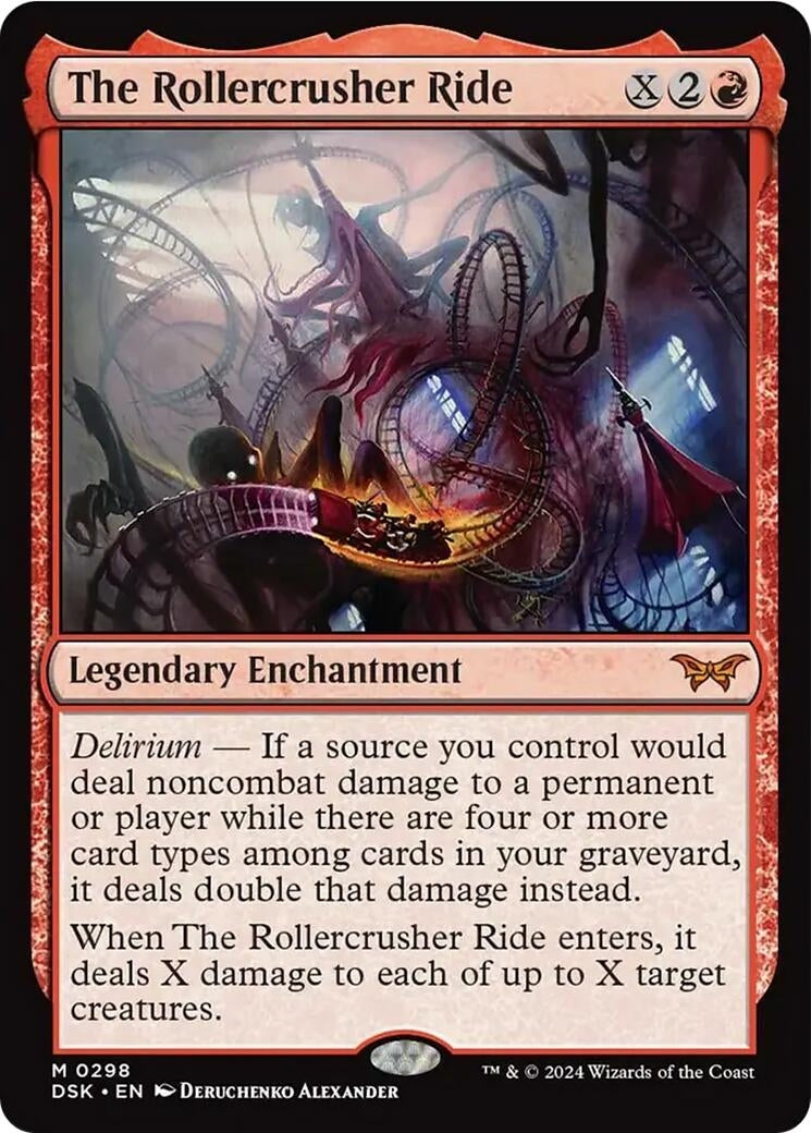 Image for The Rollercrusher Ride (0298) (298) [Duskmourn: House of Horror] - Magic: The Gathering