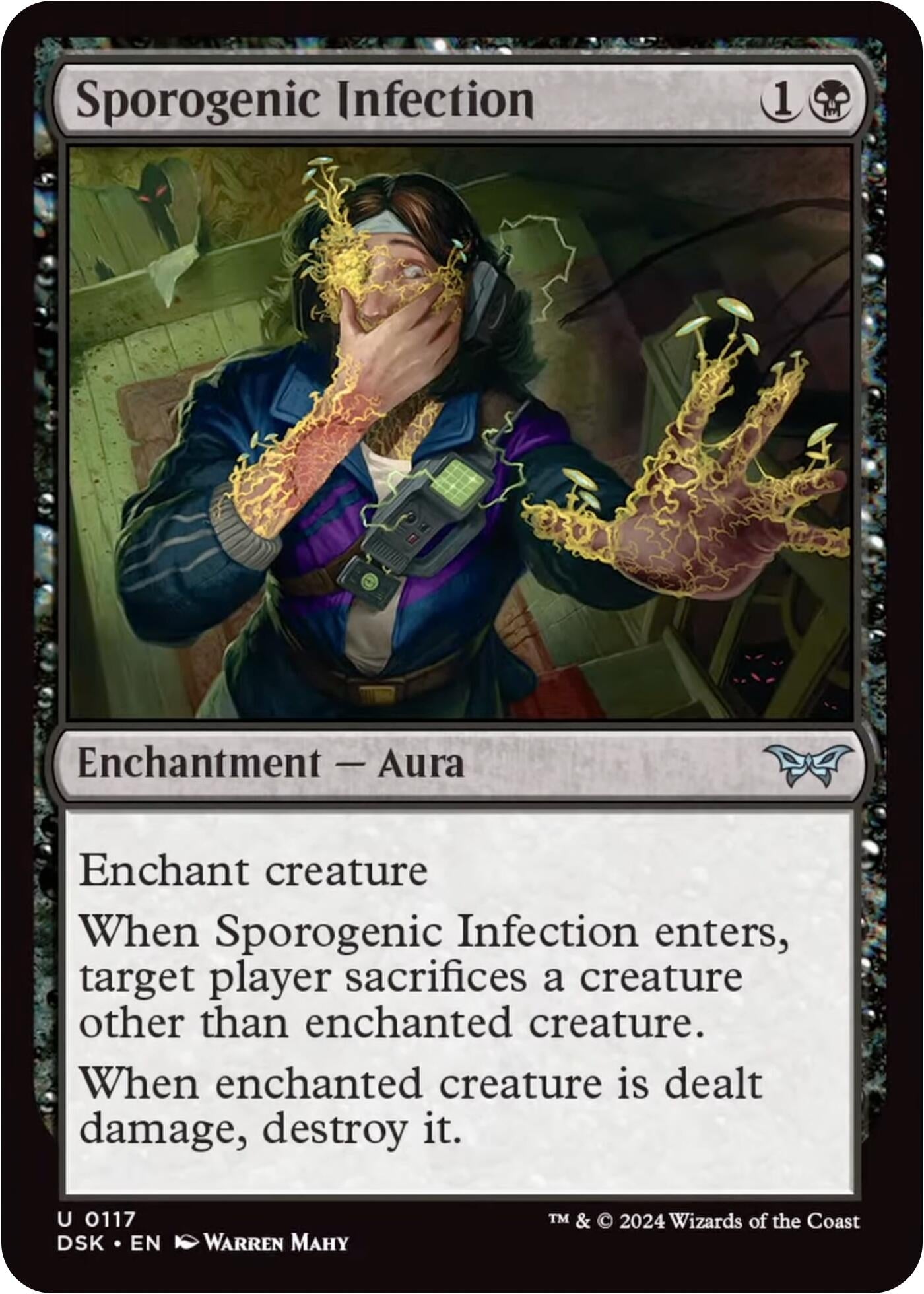 Image for Sporogenic Infection (117) [Duskmourn: House of Horror] - Magic: The Gathering