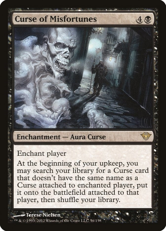 Image for Curse of Misfortunes (56) [Dark Ascension] - Magic: The Gathering