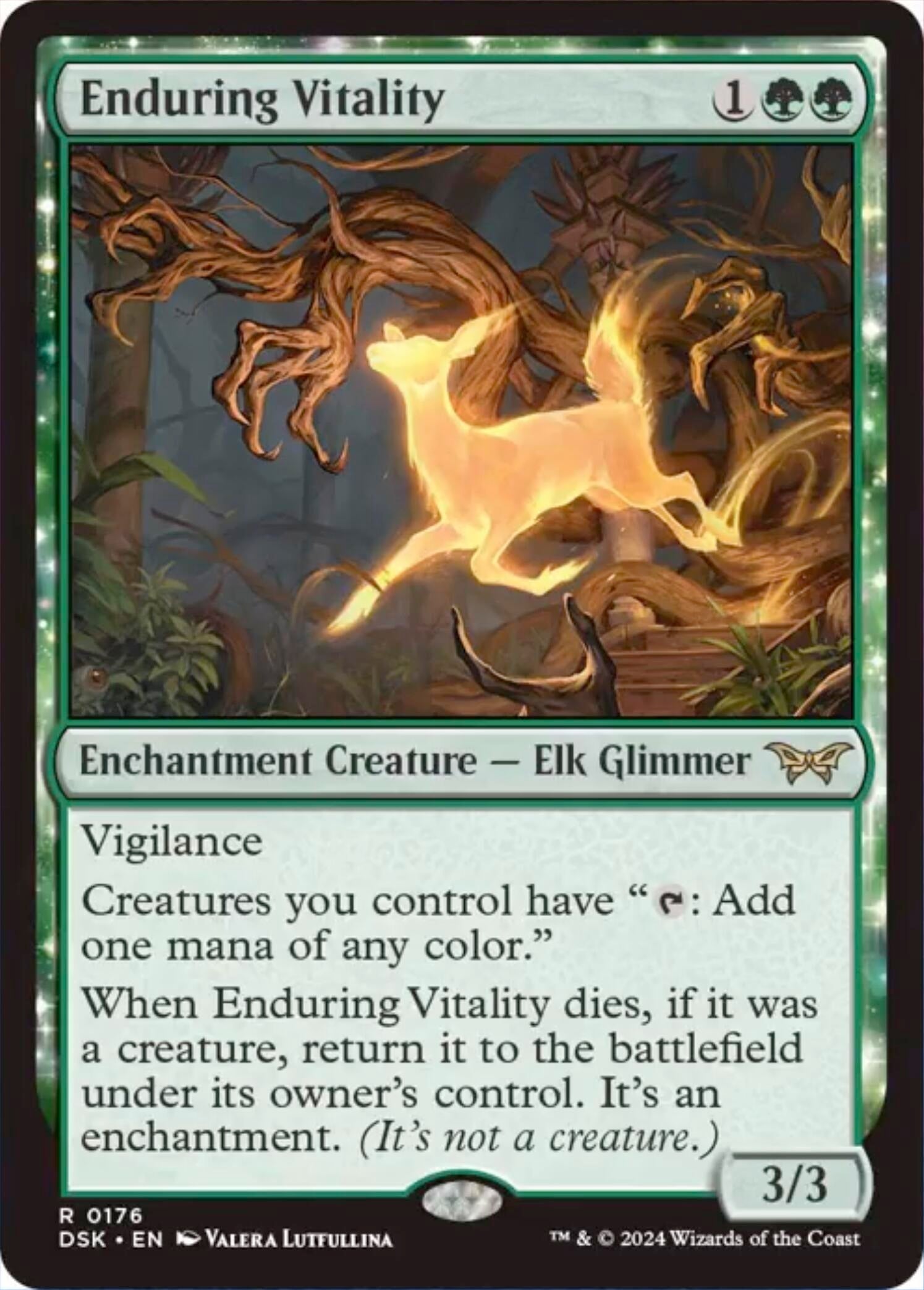 Image for Enduring Vitality (176) [Duskmourn: House of Horror] - Magic: The Gathering