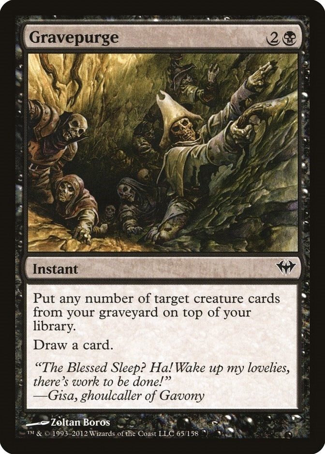 Image for Gravepurge (65) [Dark Ascension] - Magic: The Gathering