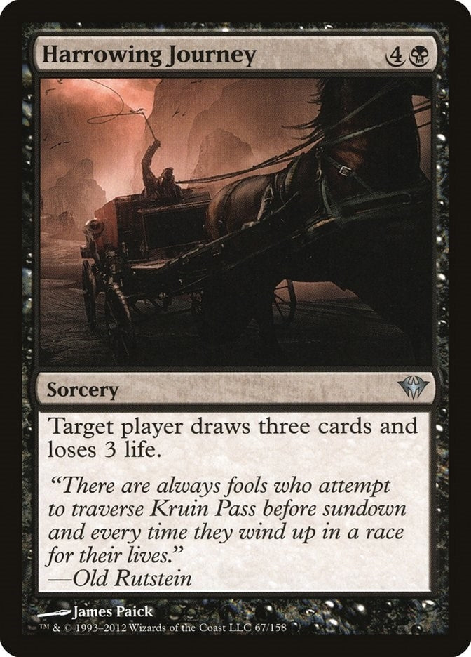 Image for Harrowing Journey (67) [Dark Ascension] - Magic: The Gathering