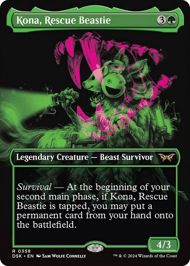 Image for Kona, Rescue Beastie (Showcase) (358) [Duskmourn: House of Horror] - Magic: The Gathering