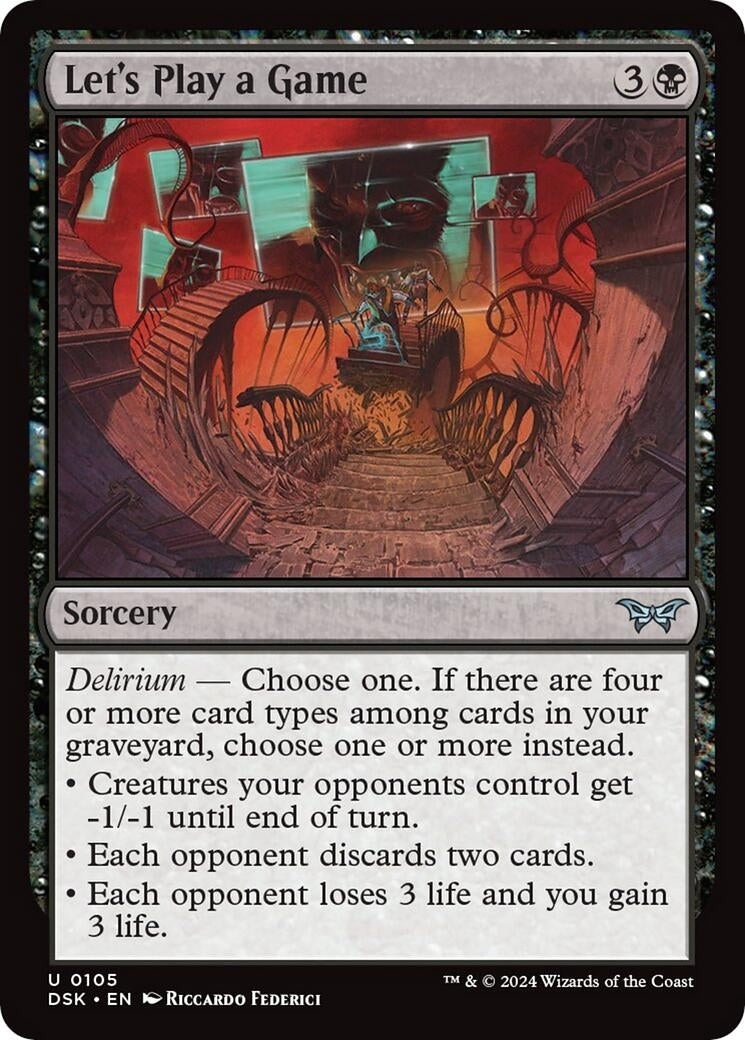 Image for Let's Play a Game (105) [Duskmourn: House of Horror] - Magic: The Gathering